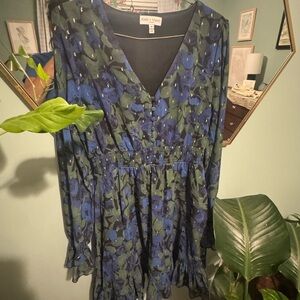 Floral Button-Up Dress